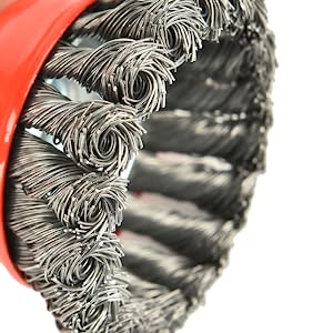 3 inch Twisted Knotted Cup Brush