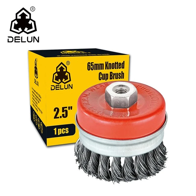 Super Quality Steel Knotted Wire Cup Brush
